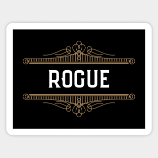 Rogue Character Class Roleplaying Addict - Tabletop RPG Vault Sticker